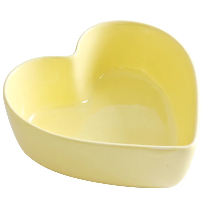 Heart-Shaped Ceramic Bowls