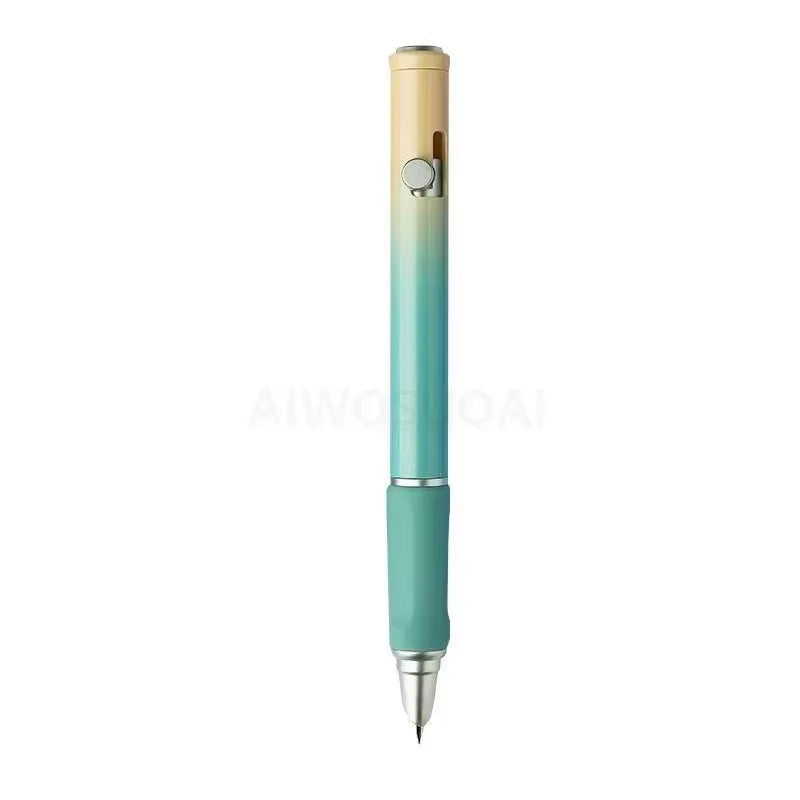 New Press Type Erasable Fountain Pen 0.38Mm Tip Replaceable Ink Sac School Writing Supplies Children'S Gifts Stationery