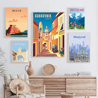 Modern City Landscape Wall Prints