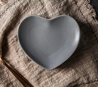 Morandi Heart-Shaped Ceramic Plates