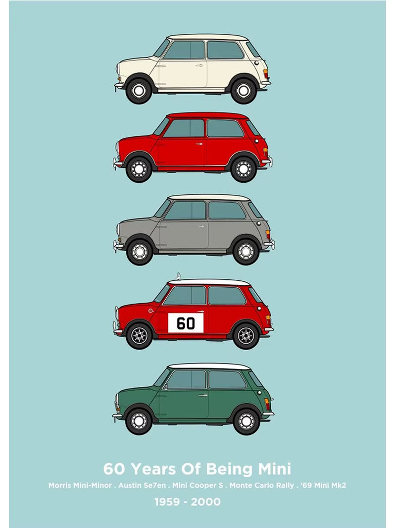 Rover Classic Car Wall Print