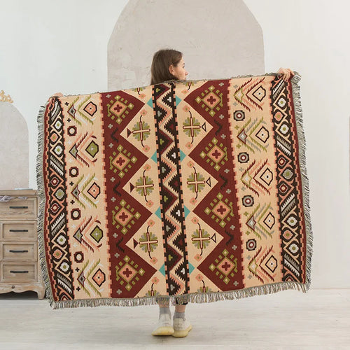 Nordic Style Printed Sofa Blankets