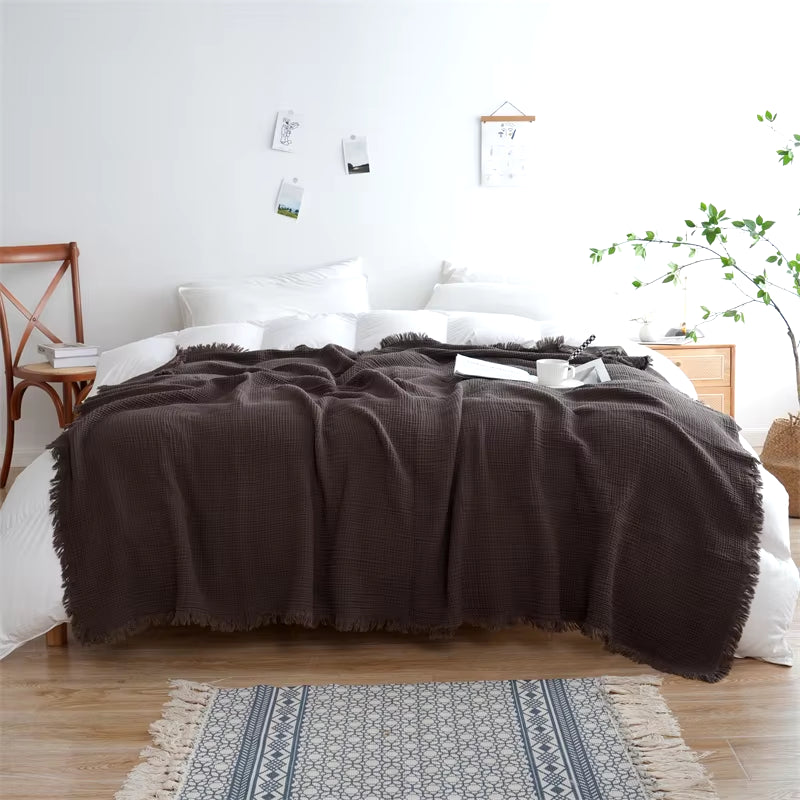 High-Quality Soft Yarn Dyed Blanket