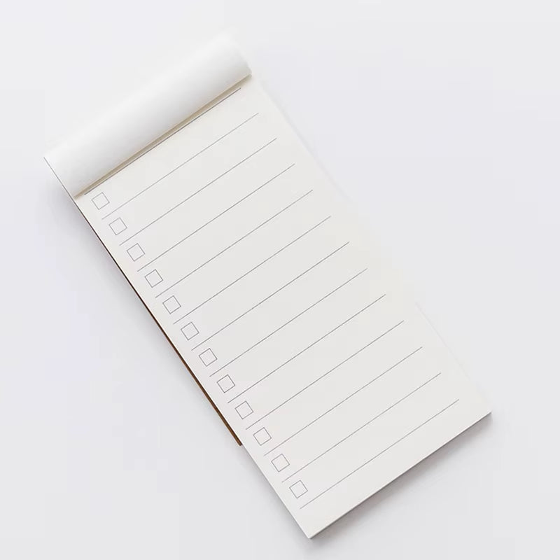 50 Sheets Can Tear Memo Pad Brown Paper Portable Notepads Planning Notes Posted It School Stationery Office Supplies