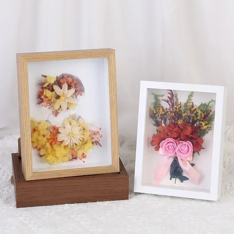 Wooden 3D Shadow Photo Boxes