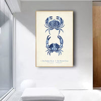 Vintage Sea Life Wall Print