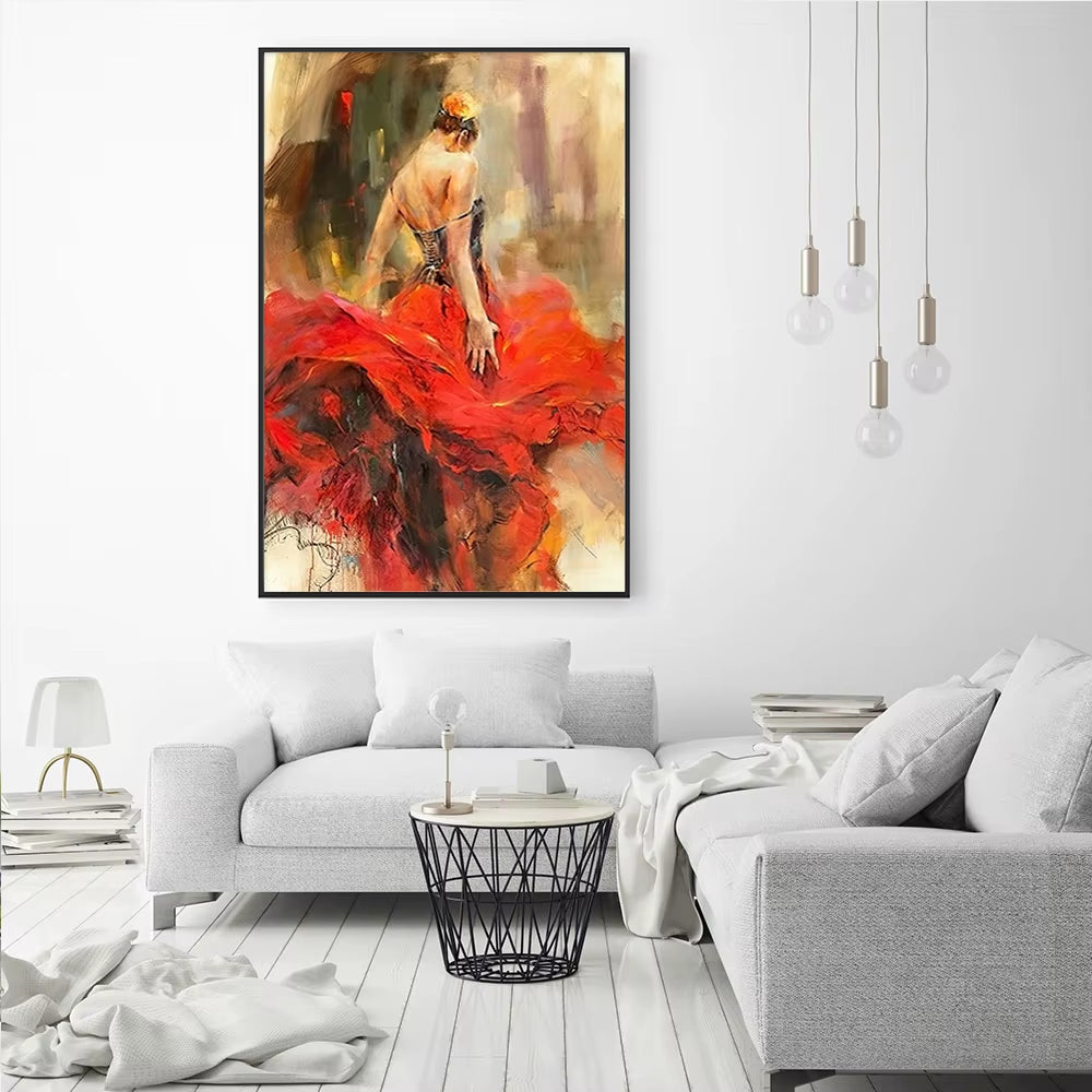 Spanish Flamenco Dance Wall Prints