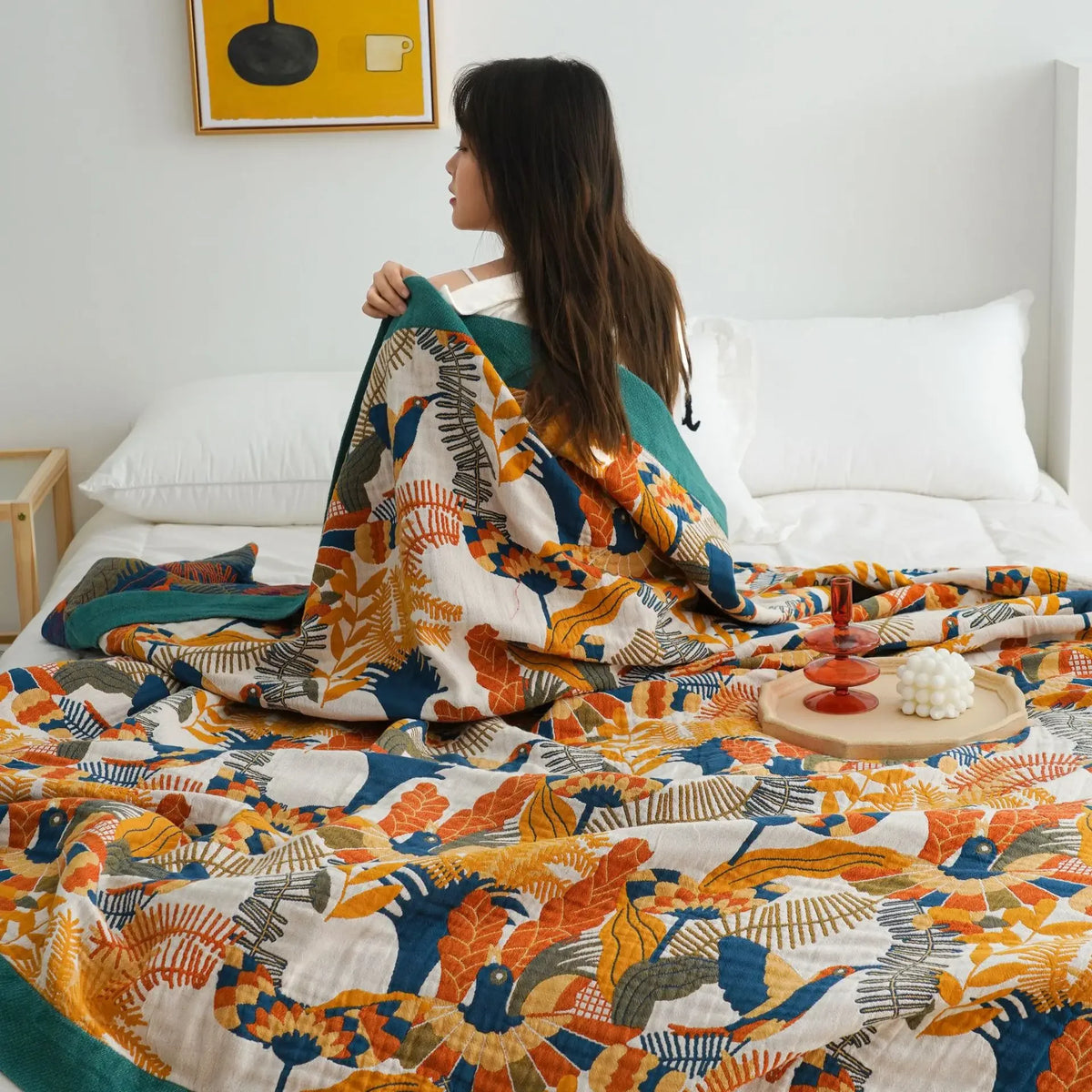 Nordic Cotton Blanket Throws Ethnic Air Conditioning Quilt Boho Sheet King Size Blankets Soft Leisure Bed Spread Sofa Towel