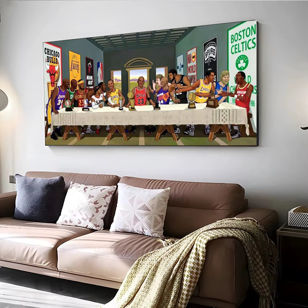 NBA Last Supper Wall Prints