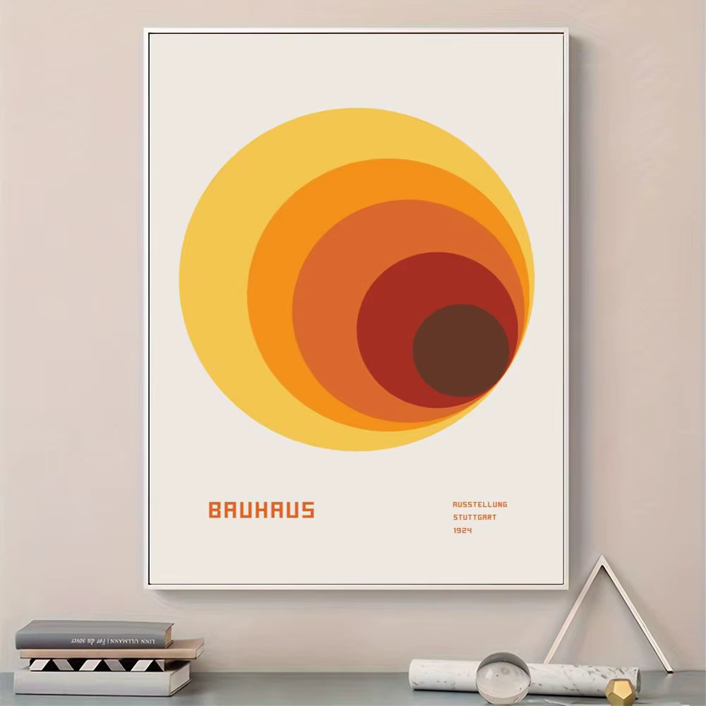 Geometric Distortion Wall Prints