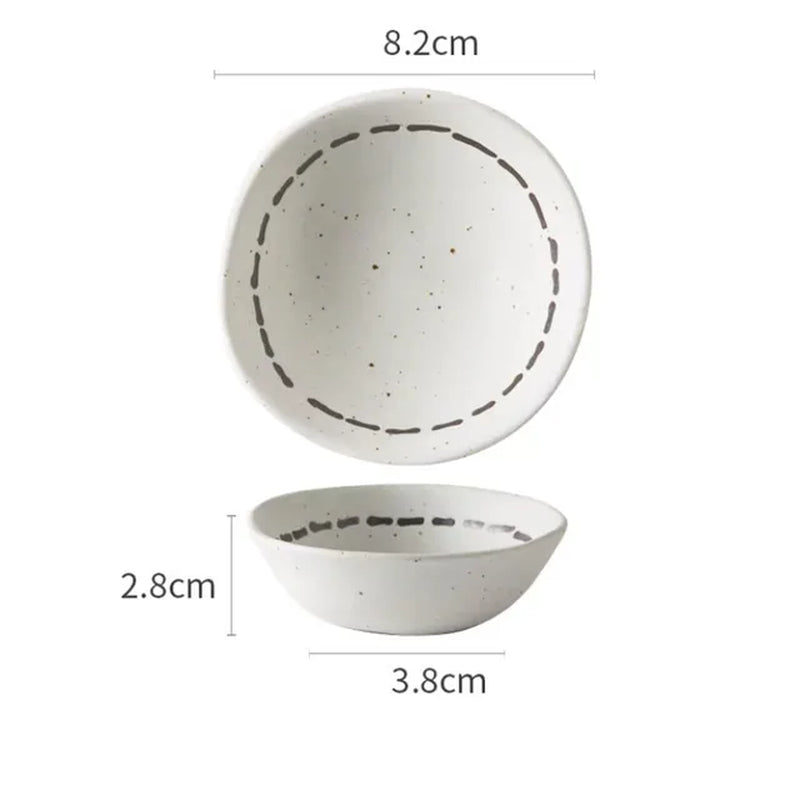 Japanese Ceramic Retro Seasoning Dishes