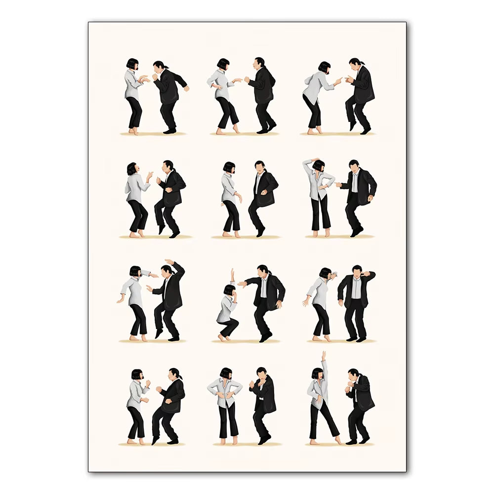 Classic Pulp Fiction Wall Prints