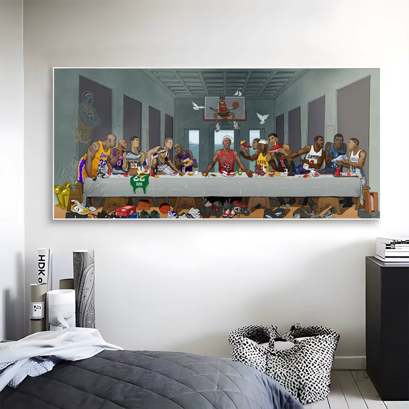 NBA Last Supper Wall Prints