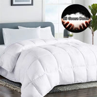 Goose down Duvet, Hypoallergenic Warmth Duvet Insert, 100% Cotton Shell Comfoter, Ultra Soft White Goose down Quilt All Season