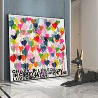 Street Graffiti Love Letter Wall Prints