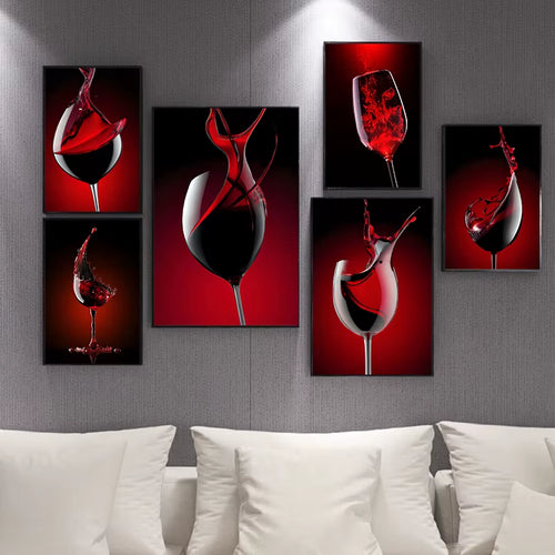 Red Wine Wall Print