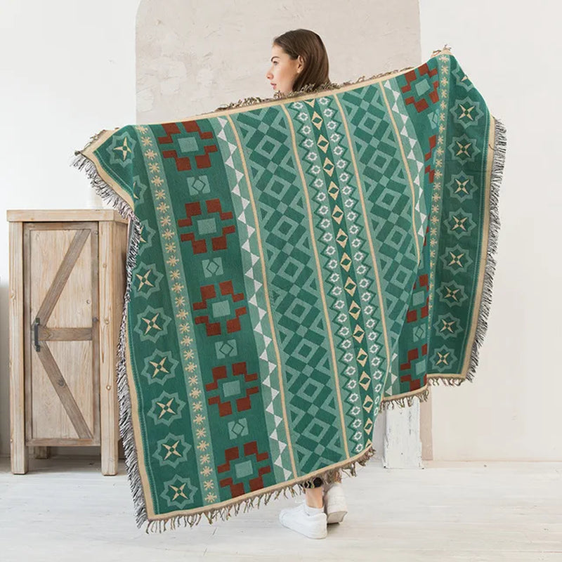 Nordic Style Printed Sofa Blankets