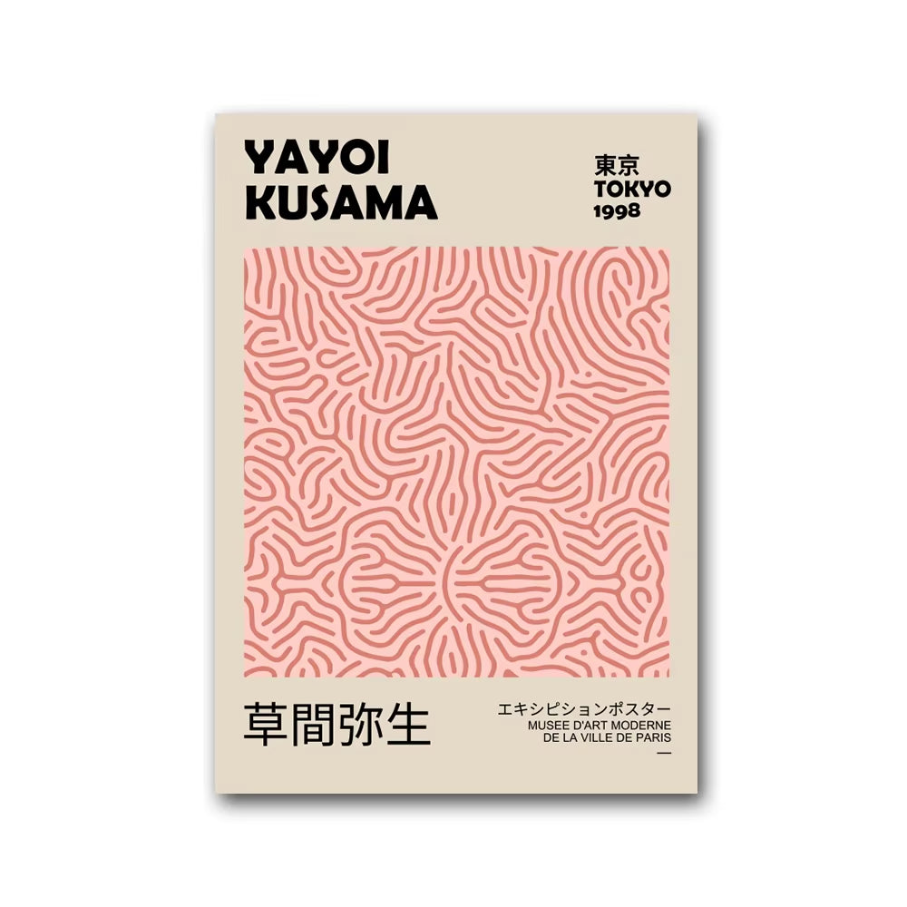 Abstract Yayoi Kusama & Matisse Wall Prints