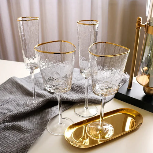 Golden Edge Cocktail Glasses