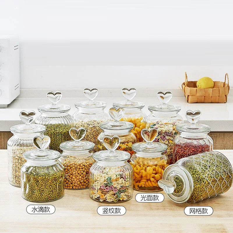 Glass Sealed Food Grade Storage Jars