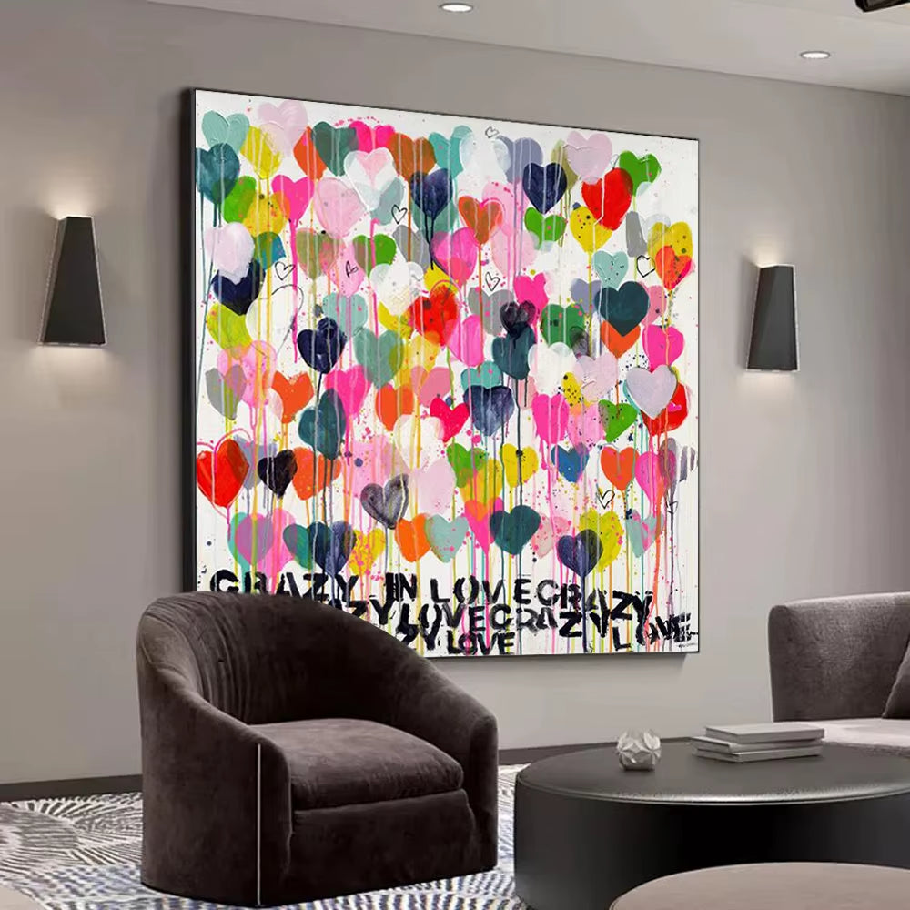 Street Graffiti Love Letter Wall Prints