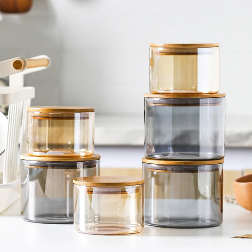 Sealed Glass Food Storage Jars