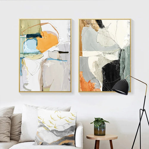 Textured Abstract Wall Prints