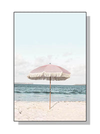 Pink Ocean Surf Wall Print