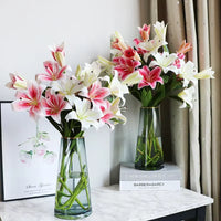 Artificial Lily Flowers for Displays