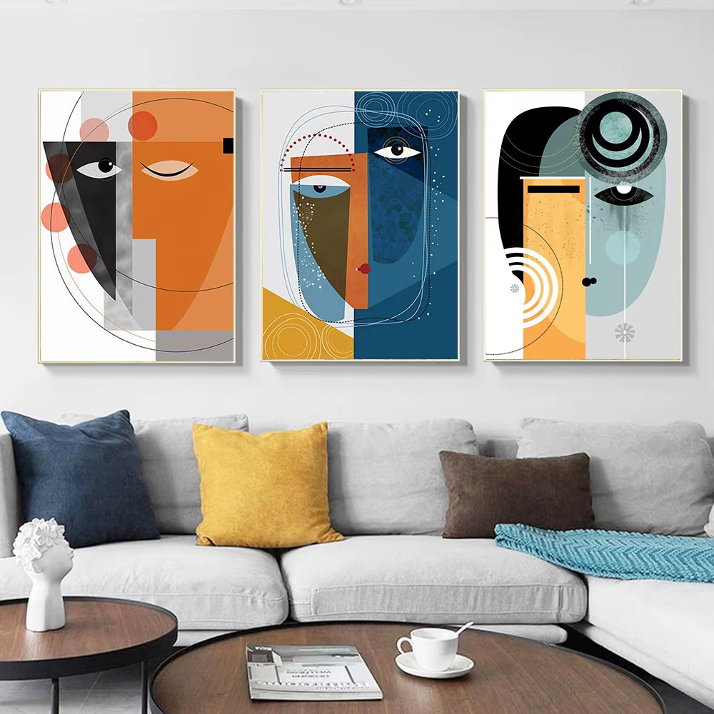 Abstract Woman Line Wall Prints