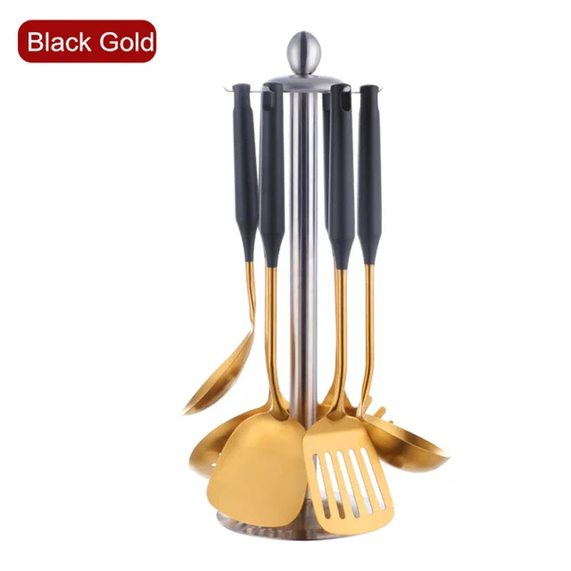 7Pcs Stainless Steel Utensil Sets