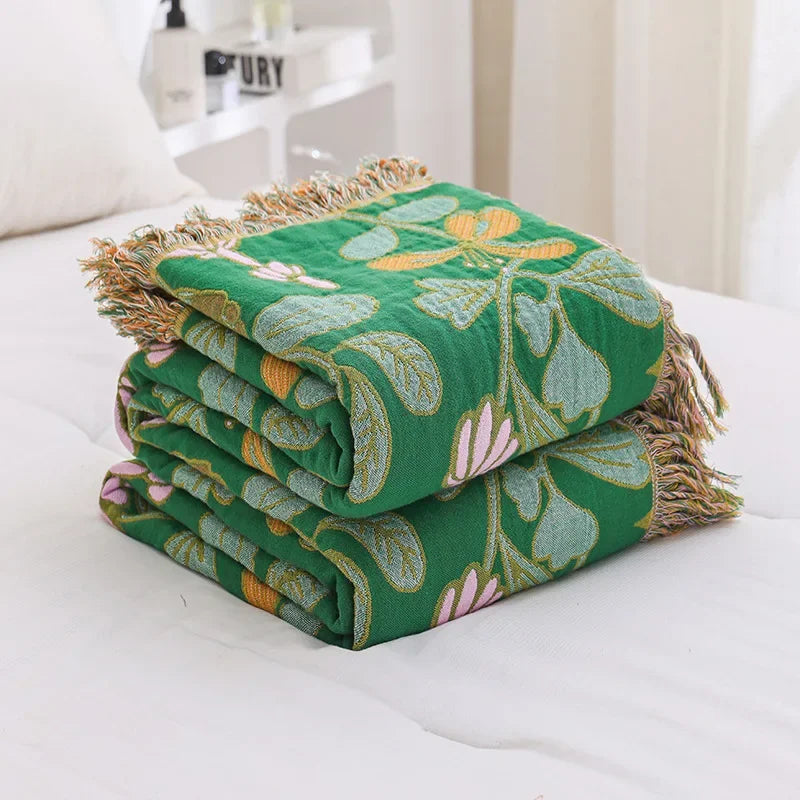 Printed Multifunctional Sofa Blanket