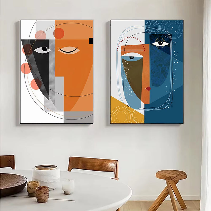 Abstract Woman Line Wall Prints