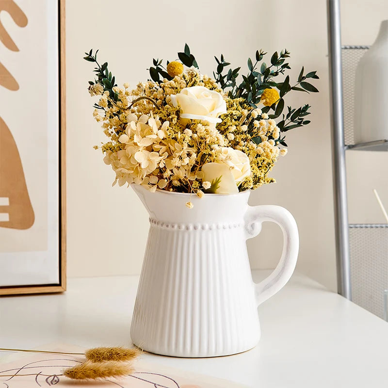 Kettle Ceramic Flower Vase