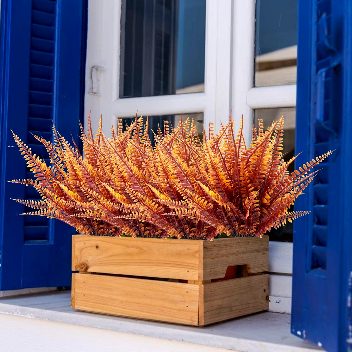 8PCS Outdoor & Home UV Resistant Flowers