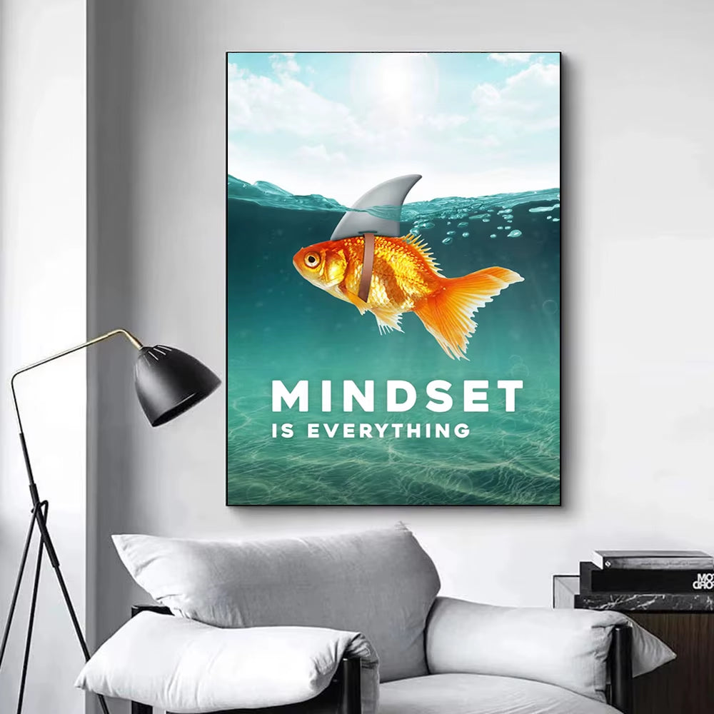 Inspirational Animal Mindset Wall Prints