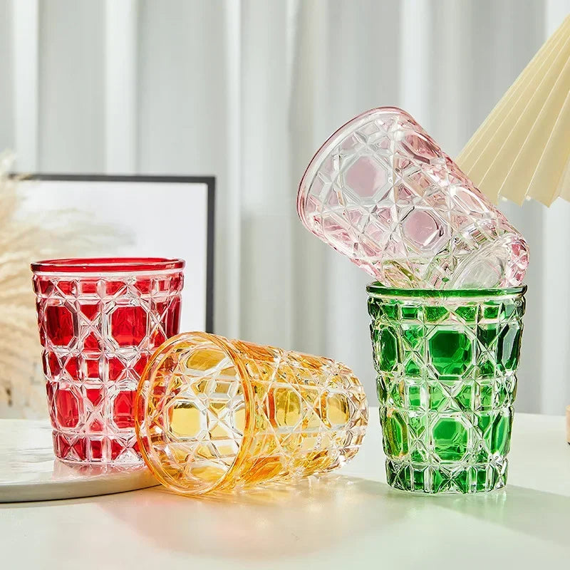 Geometric Colored Shot Glasses