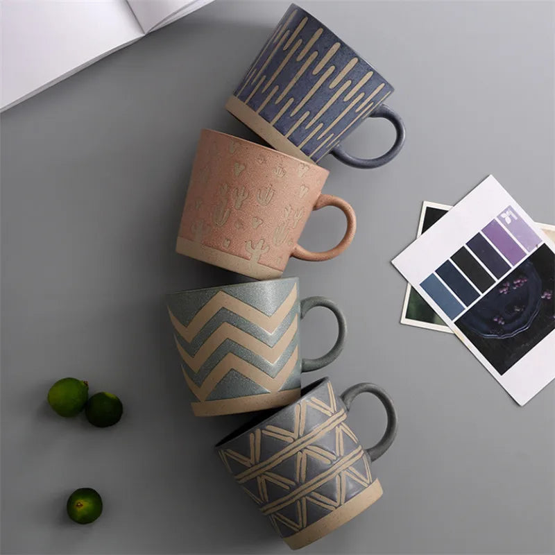 Nordic Handmade Ceramic Coffee Mug