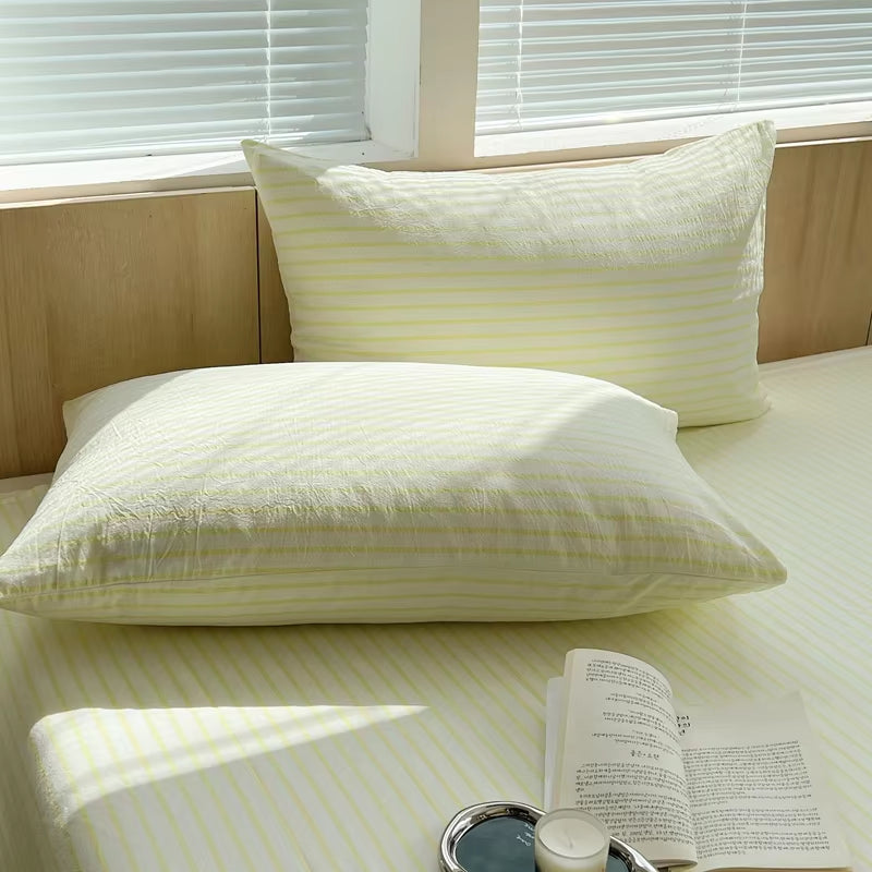 Soft Cotton Striped Pillow Covers