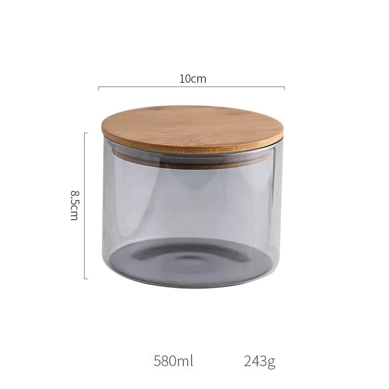 Sealed Glass Food Storage Jars