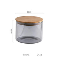 Sealed Glass Food Storage Jars