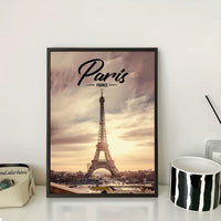 Paris Tower Seasonal Landscape Wall Prints