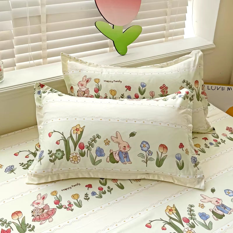 Plush Patterned Pillowcase Set