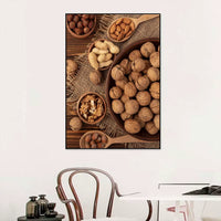 Vintage Food Canvas Wall Print