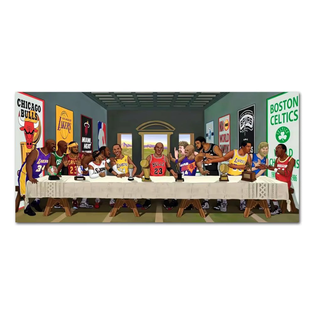 NBA Last Supper Wall Prints