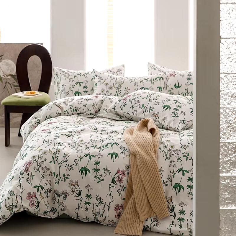 Printed Cotton Duvet Cover 