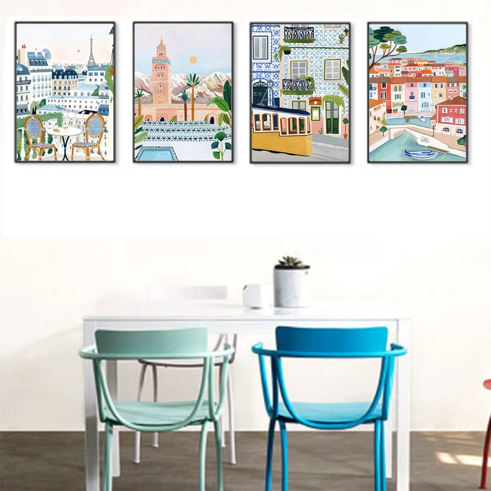 Scandinavian Travel Wall Prints