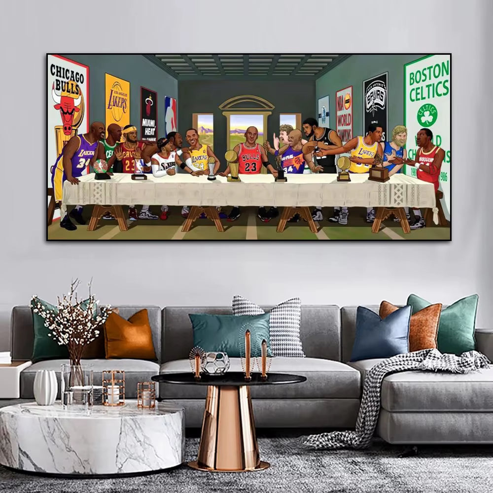 NBA Last Supper Wall Prints