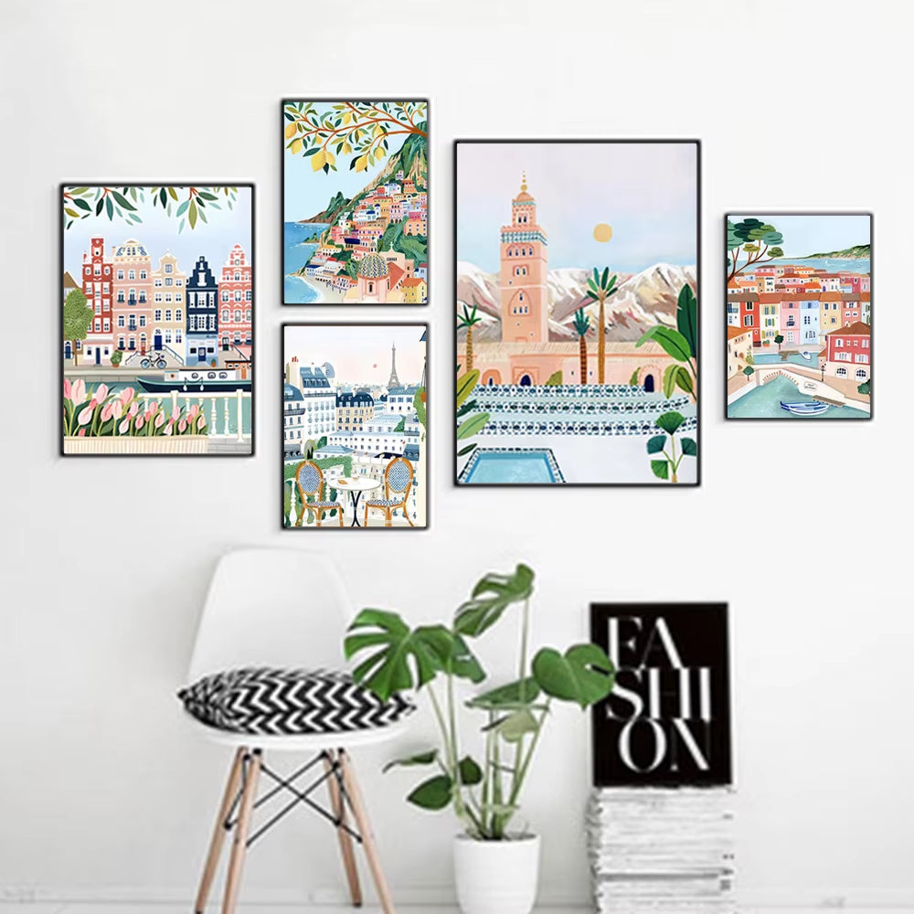 Scandinavian Travel Wall Prints