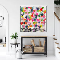 Street Graffiti Love Letter Wall Prints